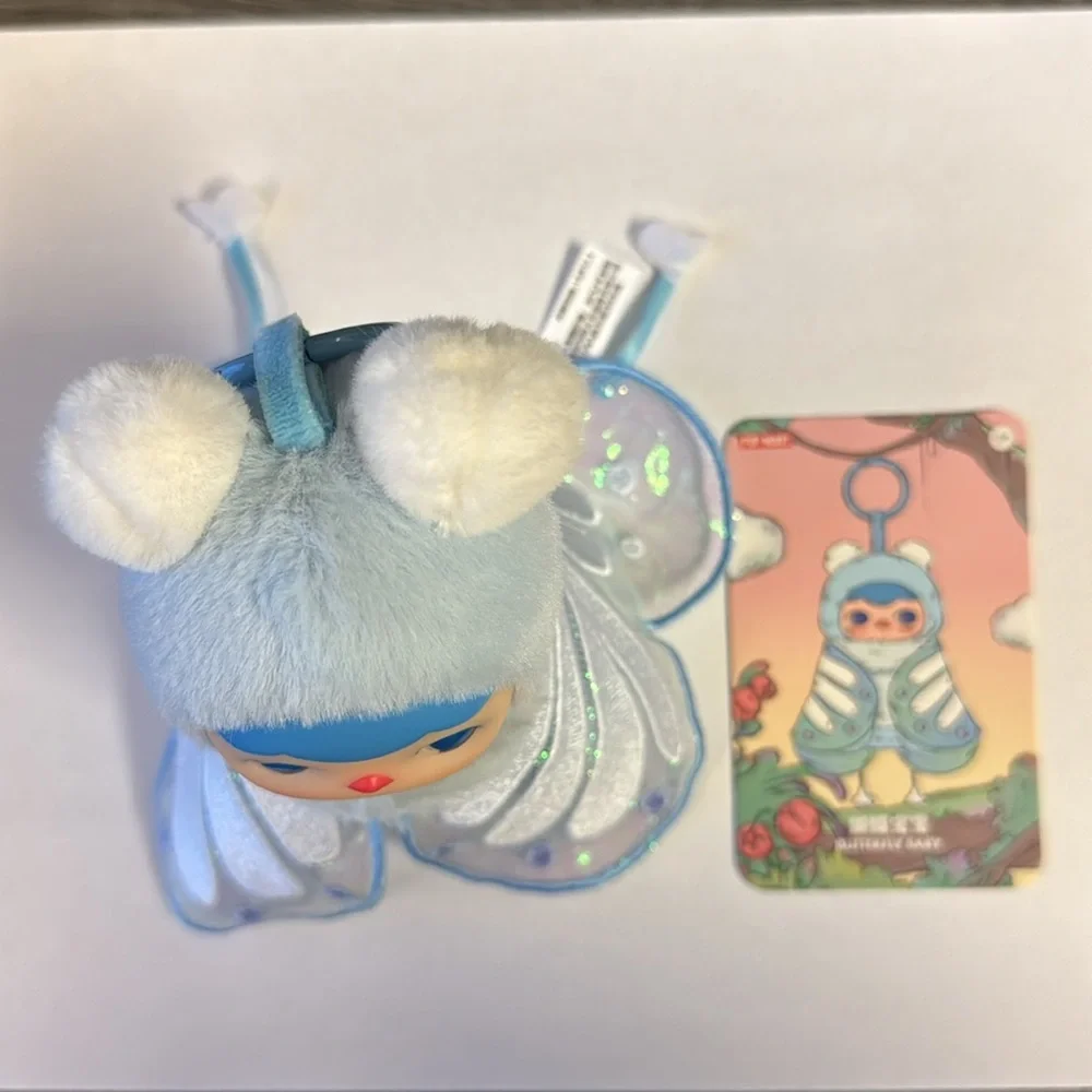 NWOT PUCKY Forest Party Series-Vinyl Plush Pendant - Butterfly Baby (Authentic) - Picture 4 of 11